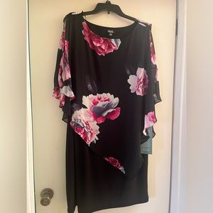 Beautiful Black and Pink with sheer cover- Size 16 NWT